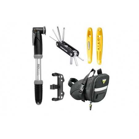 TOPEAK Bolsa con kit completo de accesorios reparación y pinchazos 52617