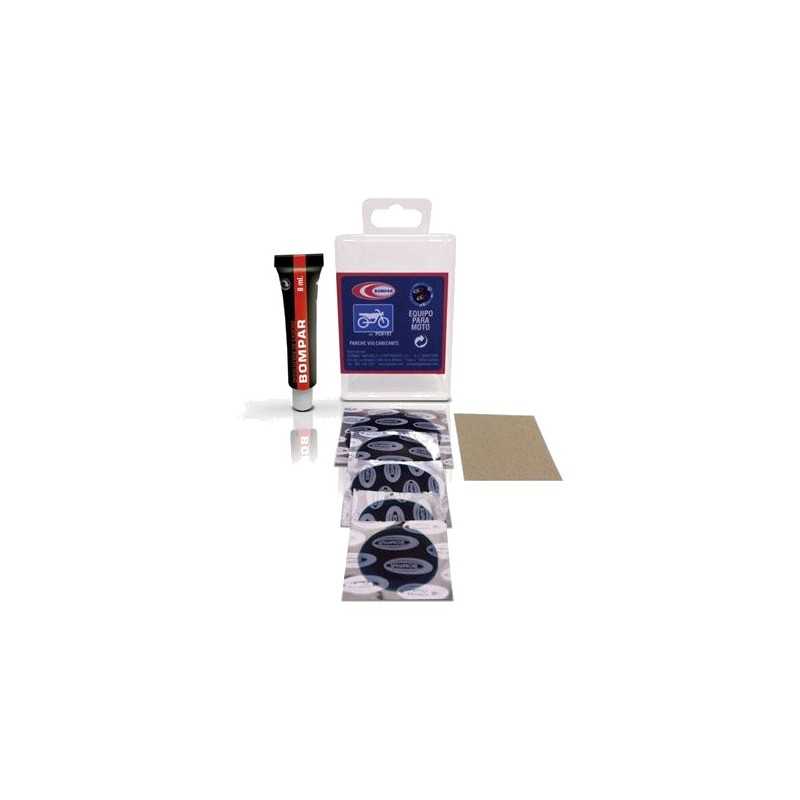 BOMPAR Caja de parches moto vulcanizante 50U 709679