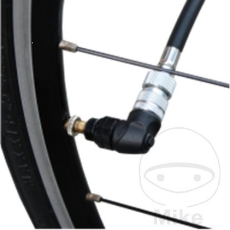 adaptador en ángulo   para mini bomba inflador de pie