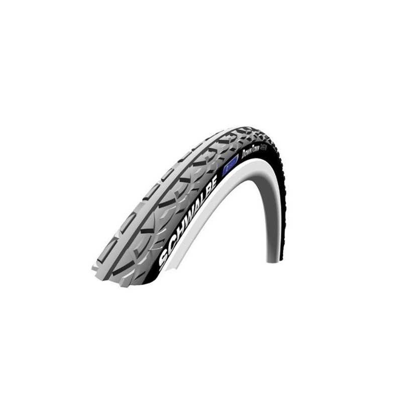 SCHWALBE Cubierta Downtown 24x1.00 para silla de ruedas - Negro 39705