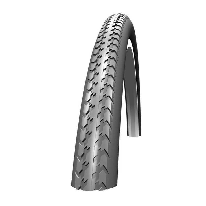SCHWALBE Cubierta 24x1 3/8 K-GUARD HS127 Twinskin Active GRC Rígida Gris - Ideal para bicicletas urbanas 318710