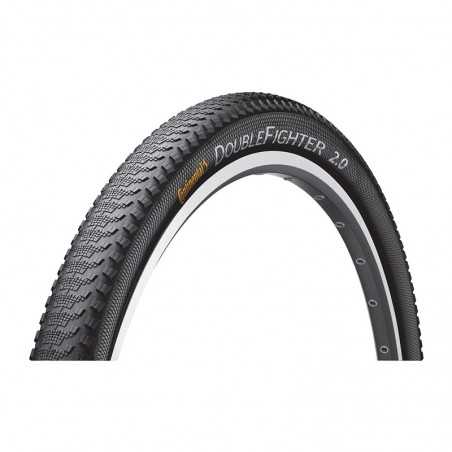 CONTINENTAL TIRE DOUBLE FIGHTER III 20x1.75 SKIN RIGIDA NEGRO 47-406 322586
