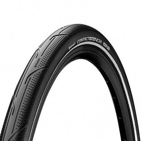 CONTINENTAL Cubierta neumatico rigida para bicicleta reflectante CONTACT URBAN 26x1.75 SAFETYPRO PUREGRIP COMPOUND (47-559) 7096