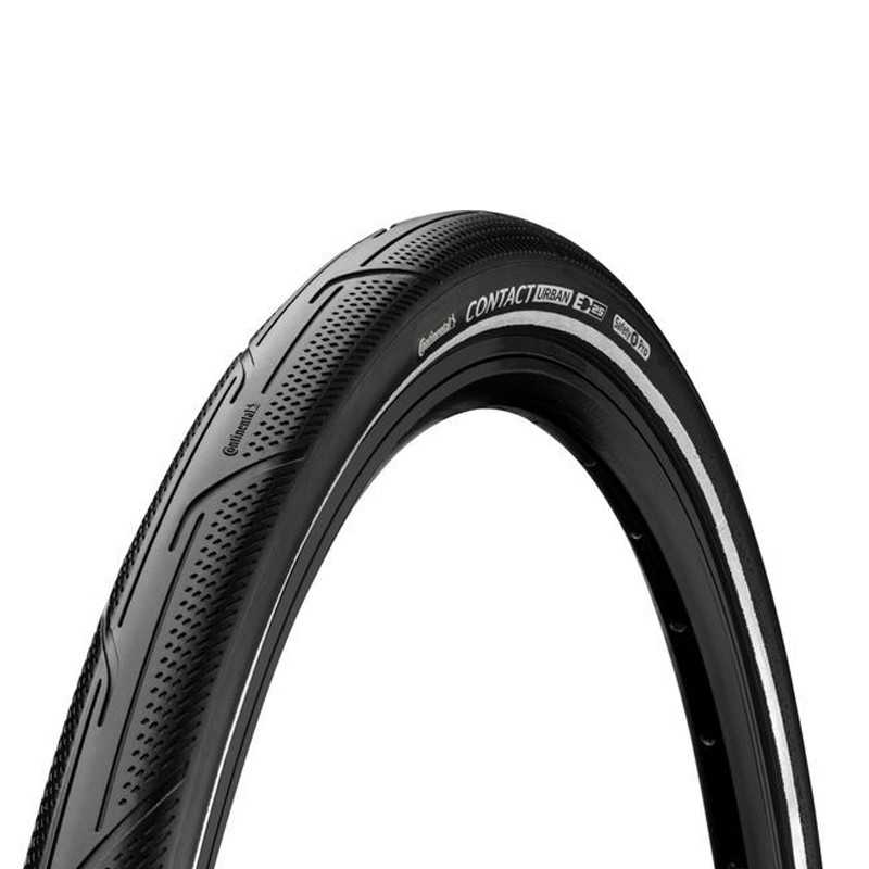 CONTINENTAL Cubierta neumatico rigida para bicicleta reflectante CONTACT URBAN 26x2.20 SAFETYPRO PUREGRIP COMPOUND (55-559) 7096