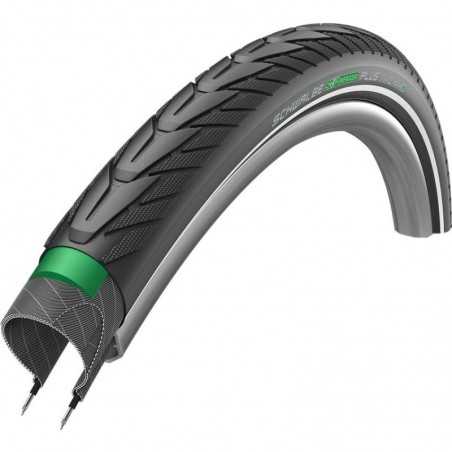 SCHWALBE TIRE ENERGIZER PLUS HS492 26x1.75 TSKIN GREENGUARD ADDIX NEGRO REFL. 47-559 318138