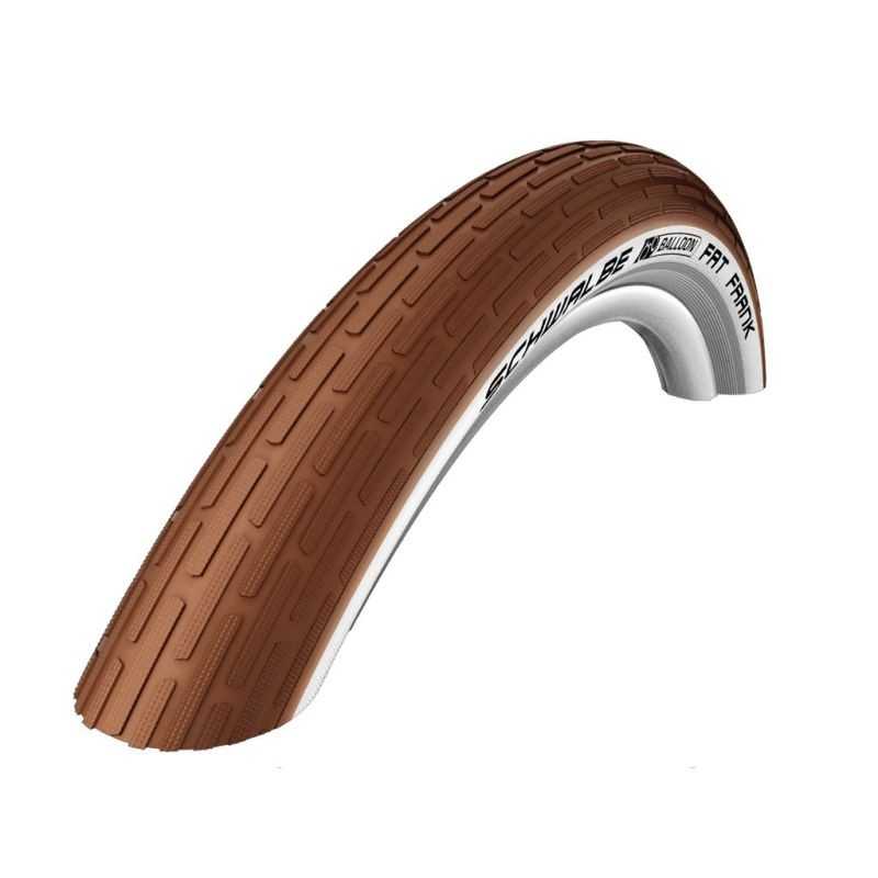 SCHWALBE TIRE FAT FRANK 26x2.35 K-GUARD ACTIVELINE HS375 TWINSKIN RIGIDA MARRON/BLANCO REF. 60-559 318453