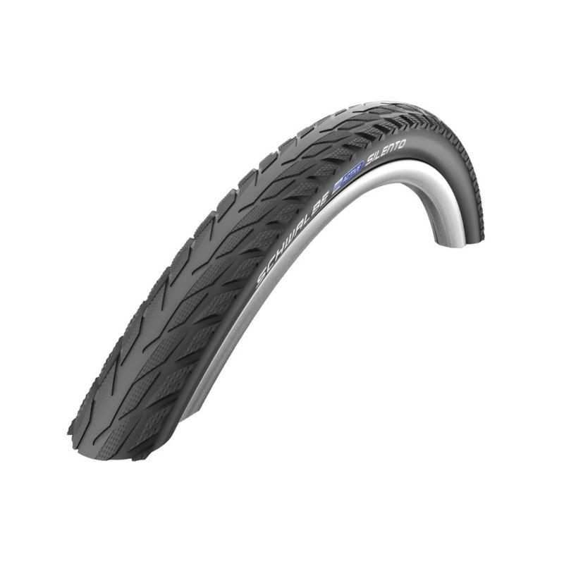SCHWALBE CUBIERTA NEUMATICO SILENTO 26x1.75 K-GUARD HS421 RIGIDA NEGRO CON REFLECTANTE 47-559 318690