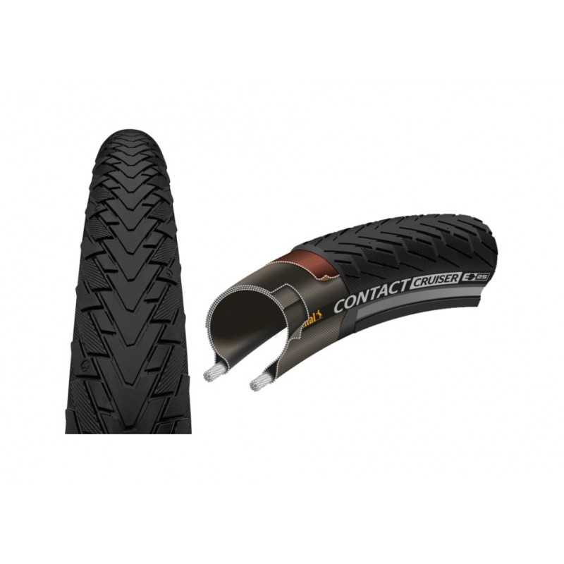 CONTINENTAL Cubierta neumatico rigida para bicicleta reflectante CONTACT CRUISER 28x2.00 50-622 323240