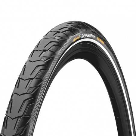 CONTINENTAL Rigid tire for reflective bicycle RIDE CITY 28x175 EXTRAPUNCTURE BELT 47-622 709173