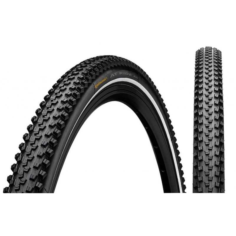 CONTINENTAL Cubierta neumatico AT RIDE 700x42C SKIN RIGIDA NEGRO CON REFLECTANTE 42-622 323079