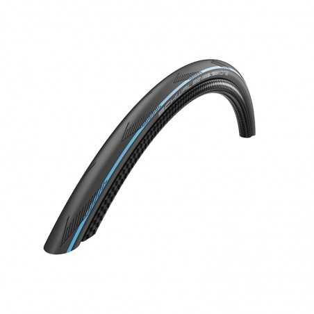 SCHWALBE TIRE ONE 700x25 RACEGUARD HS464A PERFORMANCE LINE PLEGABLE NEGRO/AZUL 25-622 704471