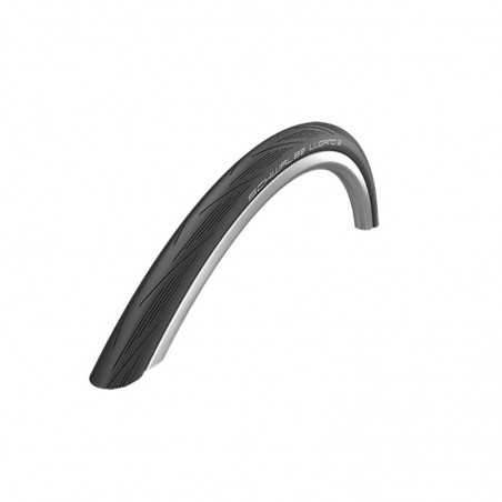 SCHWALBE CUBIERTA NEUMATICO LUGANO II 700x25 K-GUARD HS471 ACTIVE RIGIDA NEGRO 25-622 706035