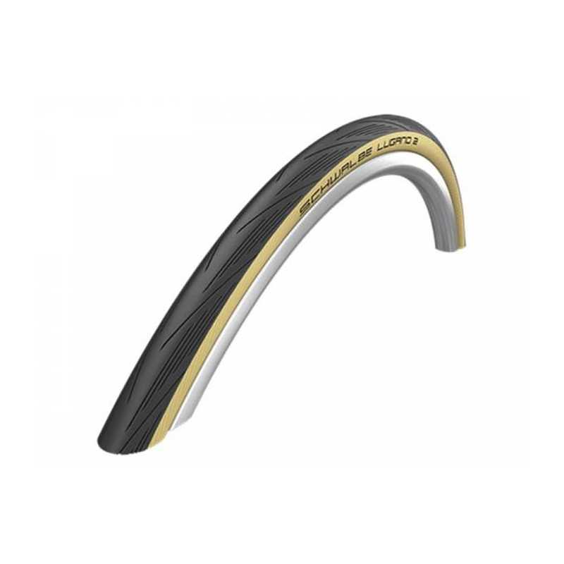 SCHWALBE TIRE LUGANO II 700x25 K-GUARD RIGIDA NEGRO/BEIGE 25-622 706290