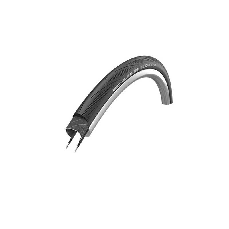SCHWALBE TIRE LUGANO II ENDURANCE 700x25C REFORZADA RIGIDA NEGRO 25-622 706051