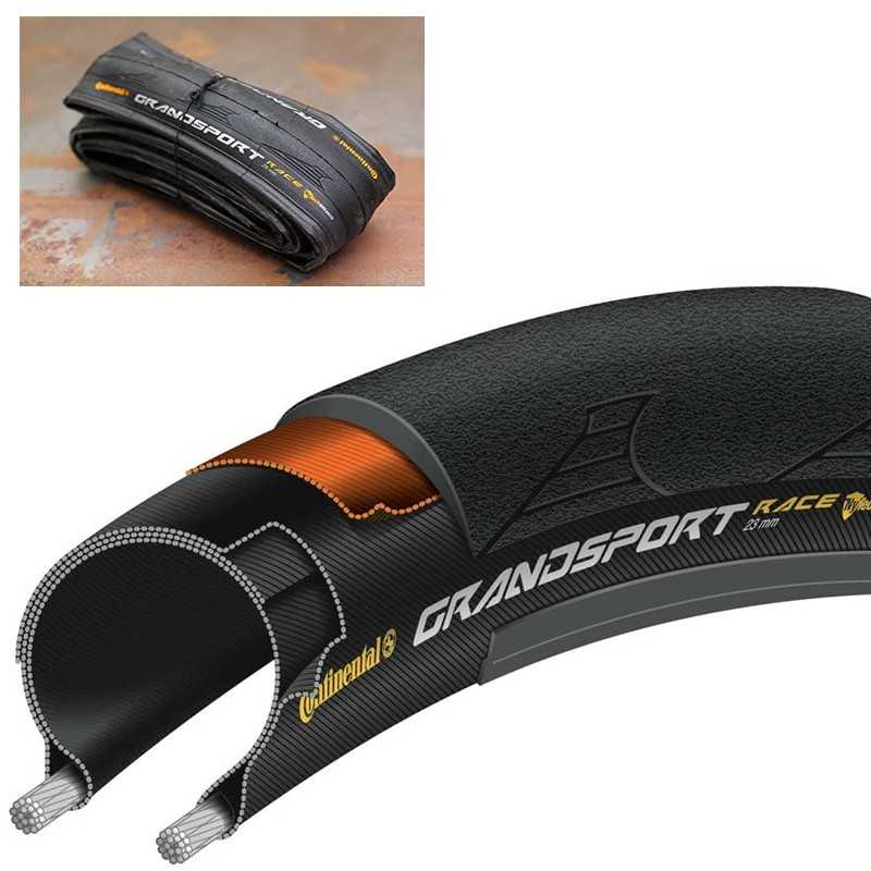 CONTINENTAL Folding tire for bicycle GRAND SPORT RACE 700x32C PUREGRIP COMPOUND 32-622 709149