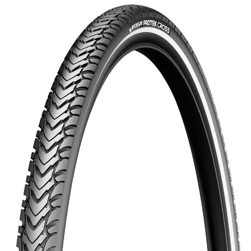 MICHELIN CUBIERTA NEUMATICO PROTEK CROSS 28/700x47C ACCES LINE RIGIDA NEGRO REFLECTANTE 47-622 711232