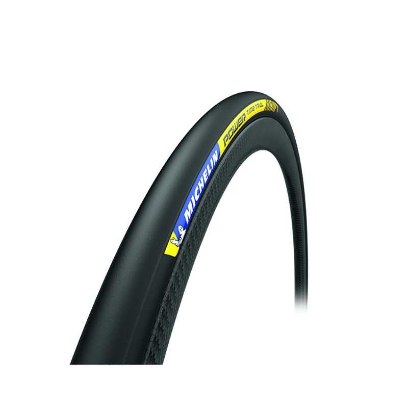 MICHELIN CUBIERTA NEUMATICO POWER TIME TRIAL 700x23C RACING LINE PLEGABLE NEGRO 23-622 706465