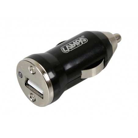 cargador de mechero usb 12/24v 1000ma con protección de sobrecarga y cortocircuito
