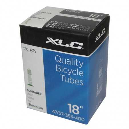 XLC Bicycle inner tube 180-A35 18 X1.75/2.125 37/50-355/400 35MM 180-A35 18 X1.75/2.125 37/50-355/400 35MM 2508180200