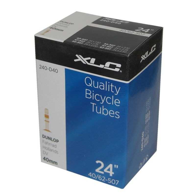 XLC Bicycle inner tube 24 X1.5/2.5 40/62-507 40 MM 24 X1.5/2.5 40/62-507 40 MM 2508240000