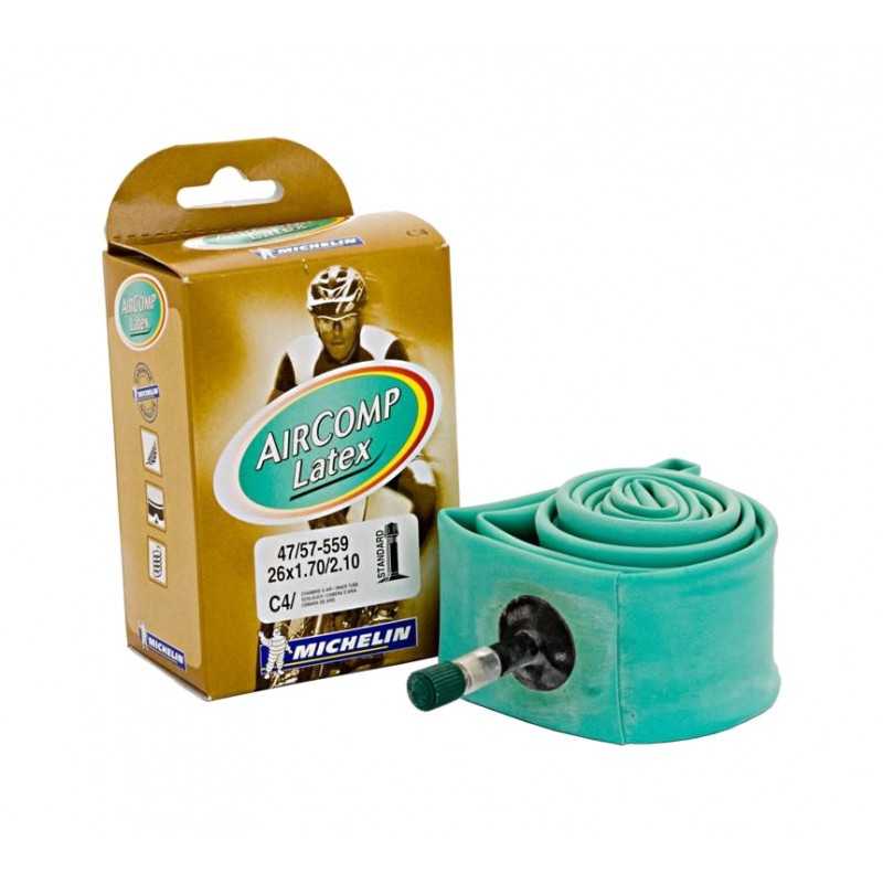 MICHELIN Camara latex valvula schrader gruesa 42mm 26x1.75-2.10 31267
