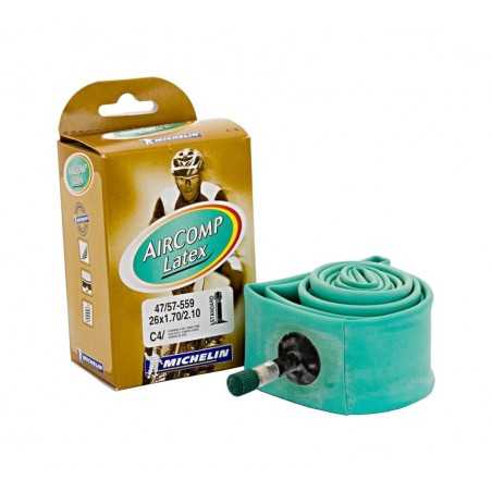 MICHELIN Camara latex valvula schrader gruesa 42mm 26x1.75-2.10 31267