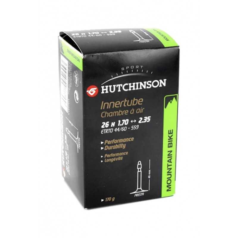 HUTCHINSON Cámara de bicicleta 26x1.70-2.35 con válvula presta fina 31647