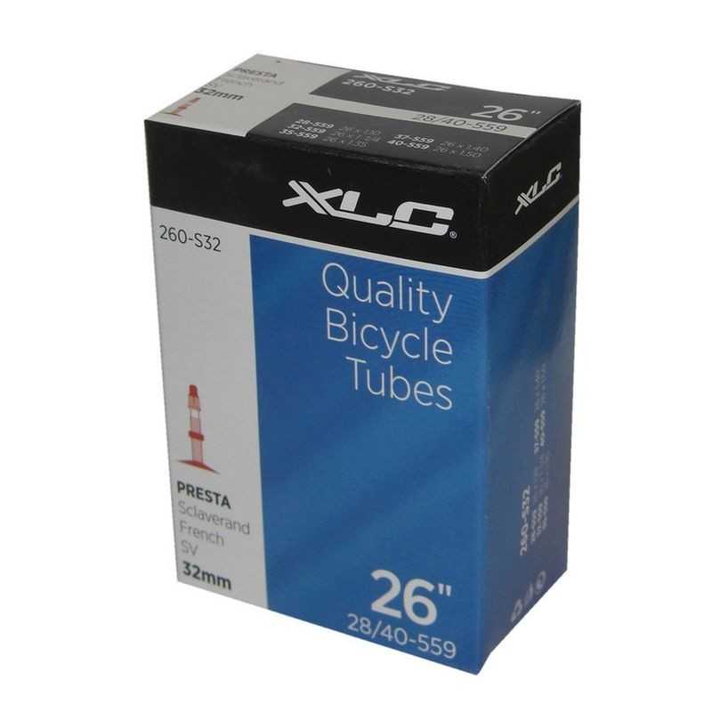XLC Bicycle inner tube 26 X1.0/1.5 25/40-559 32 MM 26 X1.0/1.5 25/40-559 32 MM 2508261400