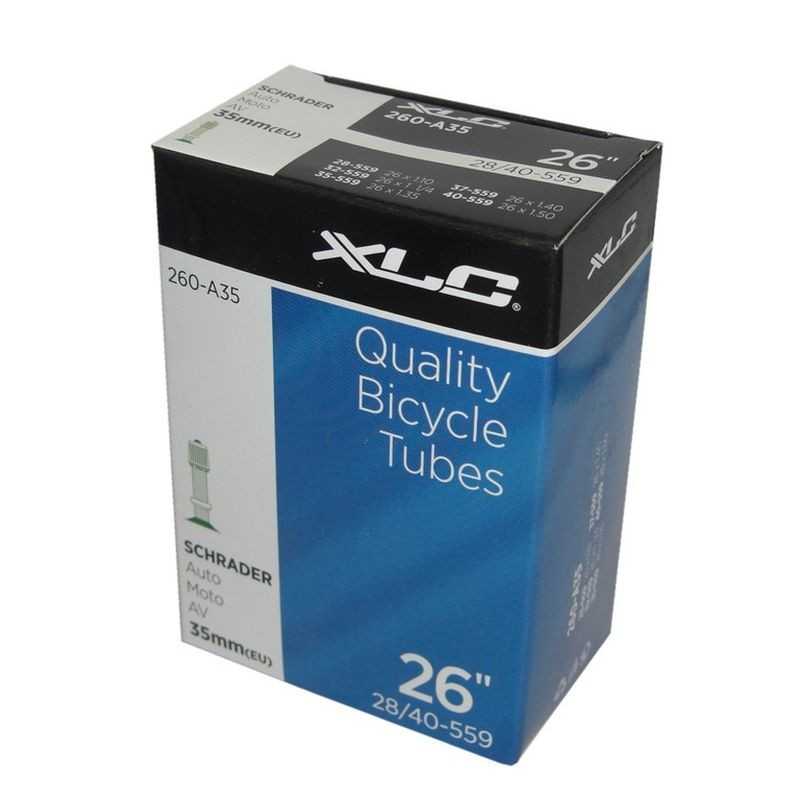 XLC Bicycle inner tube 26 X1.0/1.5 25/40-559 35 MM 26 X1.0/1.5 25/40-559 35 MM 2508261200