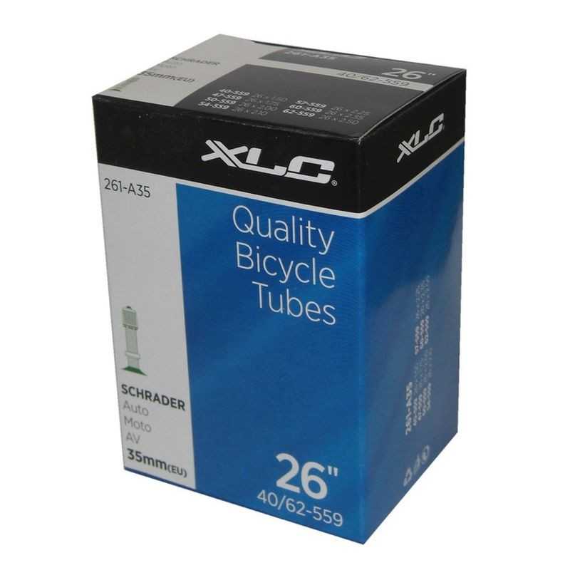 XLC Bicycle inner tube 26 X1.5/2.5 40/62-559 35 MM 26 X1.5/2.5 40/62-559 35 MM 2508262200
