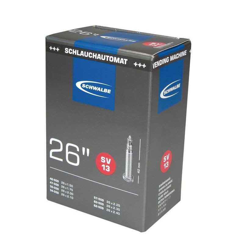 SCHWALBE Bicycle inner tube 26x1.50-2.50 40MM 26x1.50-2.50 40MM 318593