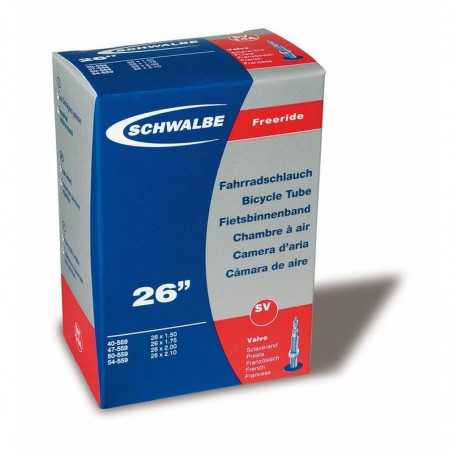 SCHWALBE Bicycle inner tube 26x2.10-3.00 FREERIDE 40MM 26x2.10-3.00 FREERIDE 40MM 318622