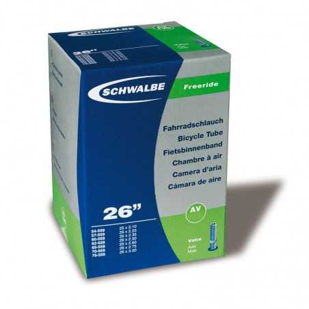 SCHWALBE Bicycle inner tube 26x2.10-3.00 FREERIDE V.STANDARD 40MM 26x2.10-3.00 FREERIDE V.STANDARD 40MM 318605