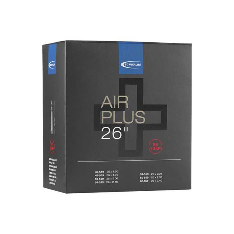 SCHWALBE Camara de aire para bicicleta SV 13AP AIR PLUS 26 40 MM 40/62-559 708106