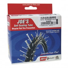 JOES Camara valvula schrader gruesa con latex antipinchazos 27.5x1.90-2.35 332A3