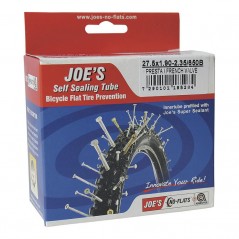 JOES Camara valvula presta fina con latex antipinchazos 27.5x1.90-2.35 332A4