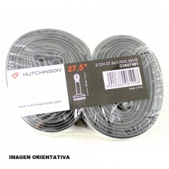 HUTCHINSON 2 inner tubes thick schrader valve 27.5X1.70-2.35 40MM 27.5X1.70-2.35 40MM 316973
