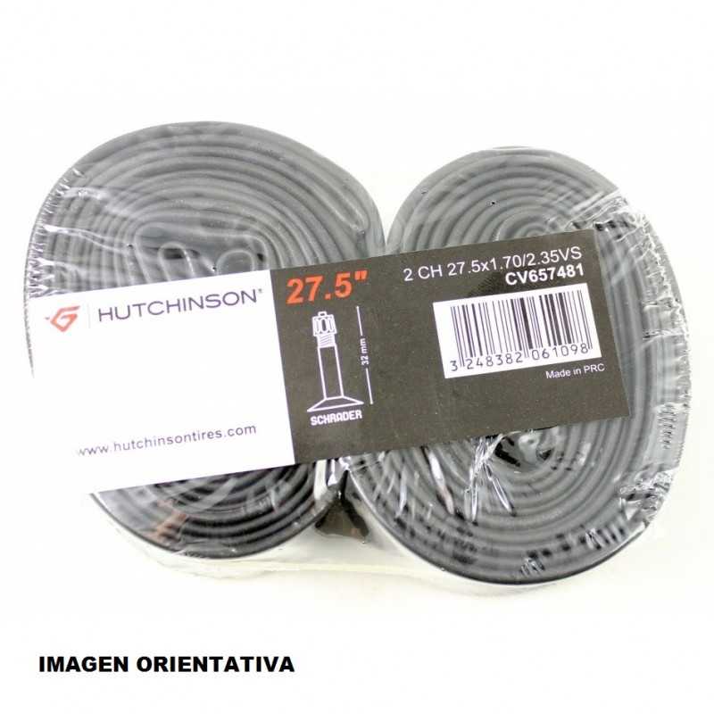 HUTCHINSON 2 inner tubes thick schrader valve 27.5X1.70-2.35 40MM 27.5X1.70-2.35 40MM 316973