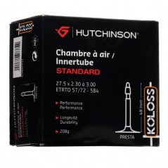 HUTCHINSON Cámara de aire con válvula presta fina 27.5x2.30-3.00 48mm 316800