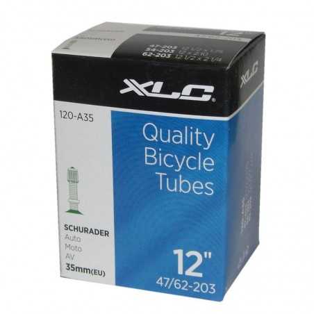 XLC Camara de aire para bicicleta 12 1/2 X 2 1/4 47/62-203 STANDARD 35 MM 2508120200