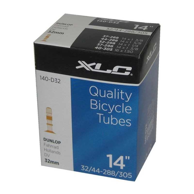 XLC Bicycle inner tube 140-D32 14 X 1 3/8 37/44-288/305 DUNLOP 32MM 140-D32 14 X 1 3/8 37/44-288/305 DUNLOP 32MM 2508140000