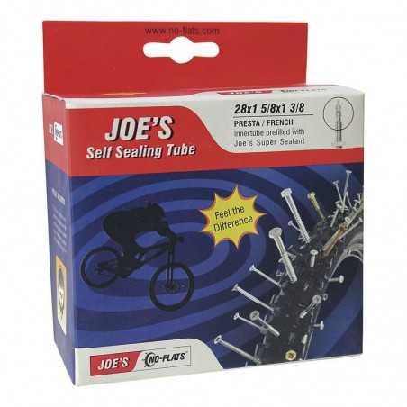 JOES INNERTUBE WITH SELF-SEALING LATEX WITH PRESTA VALVE 700x28-37 700x28-37 332A7