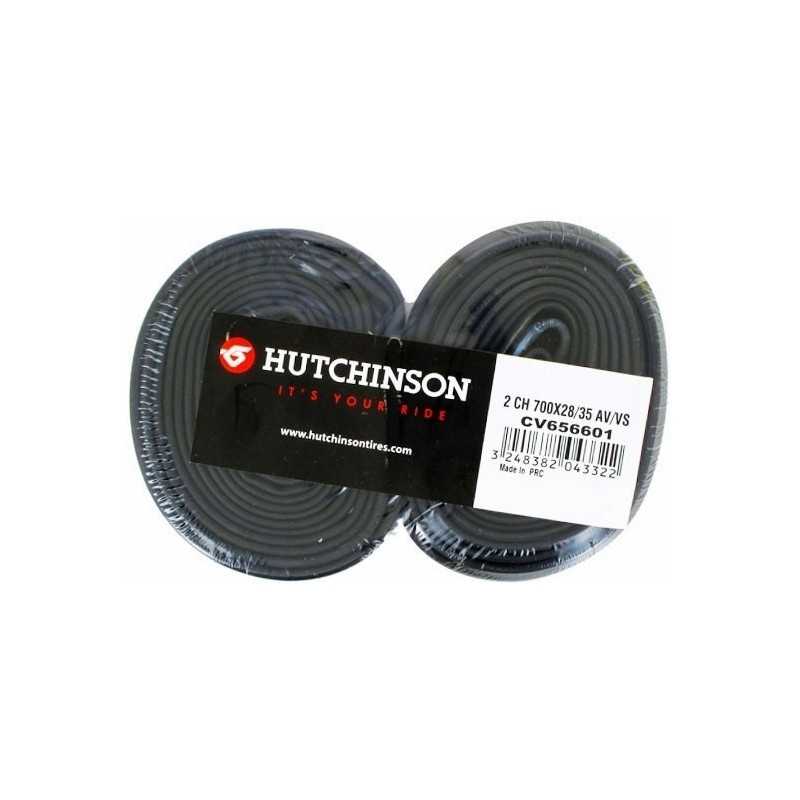 HUTCHINSON 2 inner tubes thick schrader valve 700x28-35 40mm 700x28-35 40mm 316972