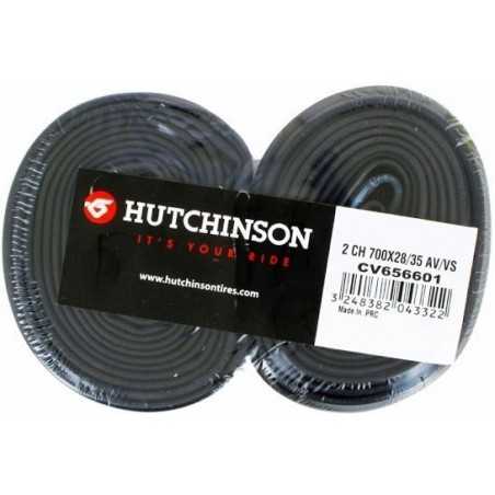 HUTCHINSON 2 inner tubes thick schrader valve 700x28-35 40mm 700x28-35 40mm 316972