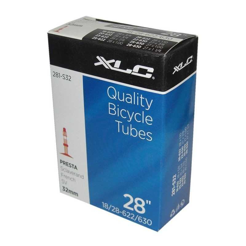 XLC Bicycle inner tube 281-S40 700X18/25C 18/25-622/630 32MM 281-S40 700X18/25C 18/25-622/630 32MM 2508281400