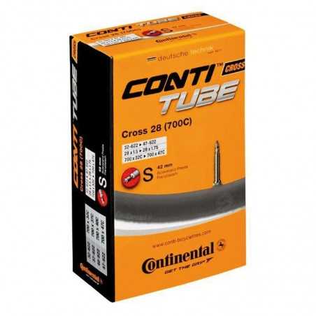 CONTINENTAL Bicycle inner tube 700x32/47C CROSS 42MM 700x32/47C CROSS 42MM 321208