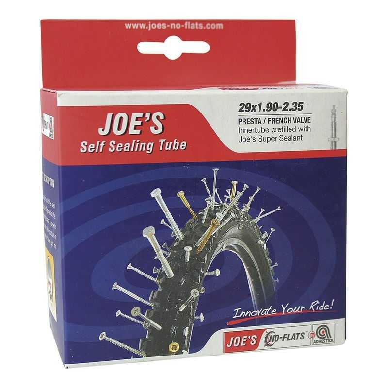 JOES Camara valvula presta fina con latex antipinchazos 29x1.90-2.35 332A2