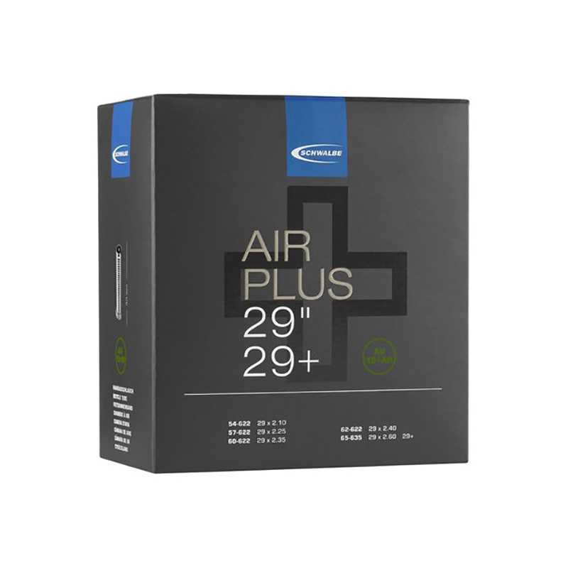 SCHWALBE Bicycle inner tube AV19+AP AIR PLUS 29 STANDARD 40 MM (54/65-622) AV19+AP AIR PLUS 29 STANDARD 40 MM (54/65-622) 709265