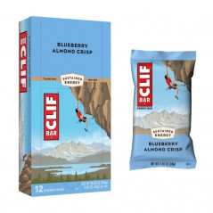 CLIF Box of 12 blueberry flavored energy bars 722252387516