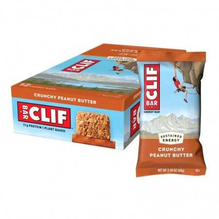 CLIF Caja 12 barritas energeticas sabor mantequilla cacahuete 722252387547